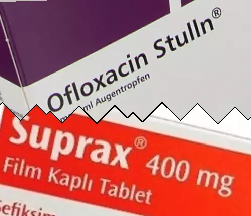 Ofloxacina contra Suprax