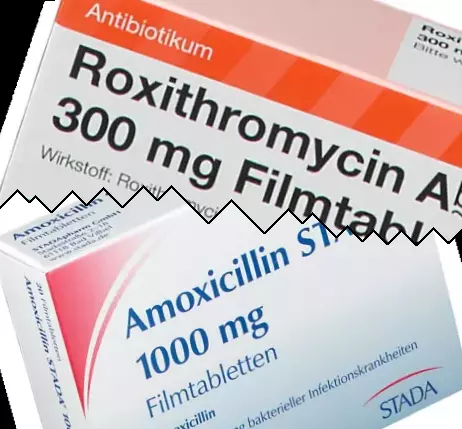 Roxitromicina contra Amoxicilina